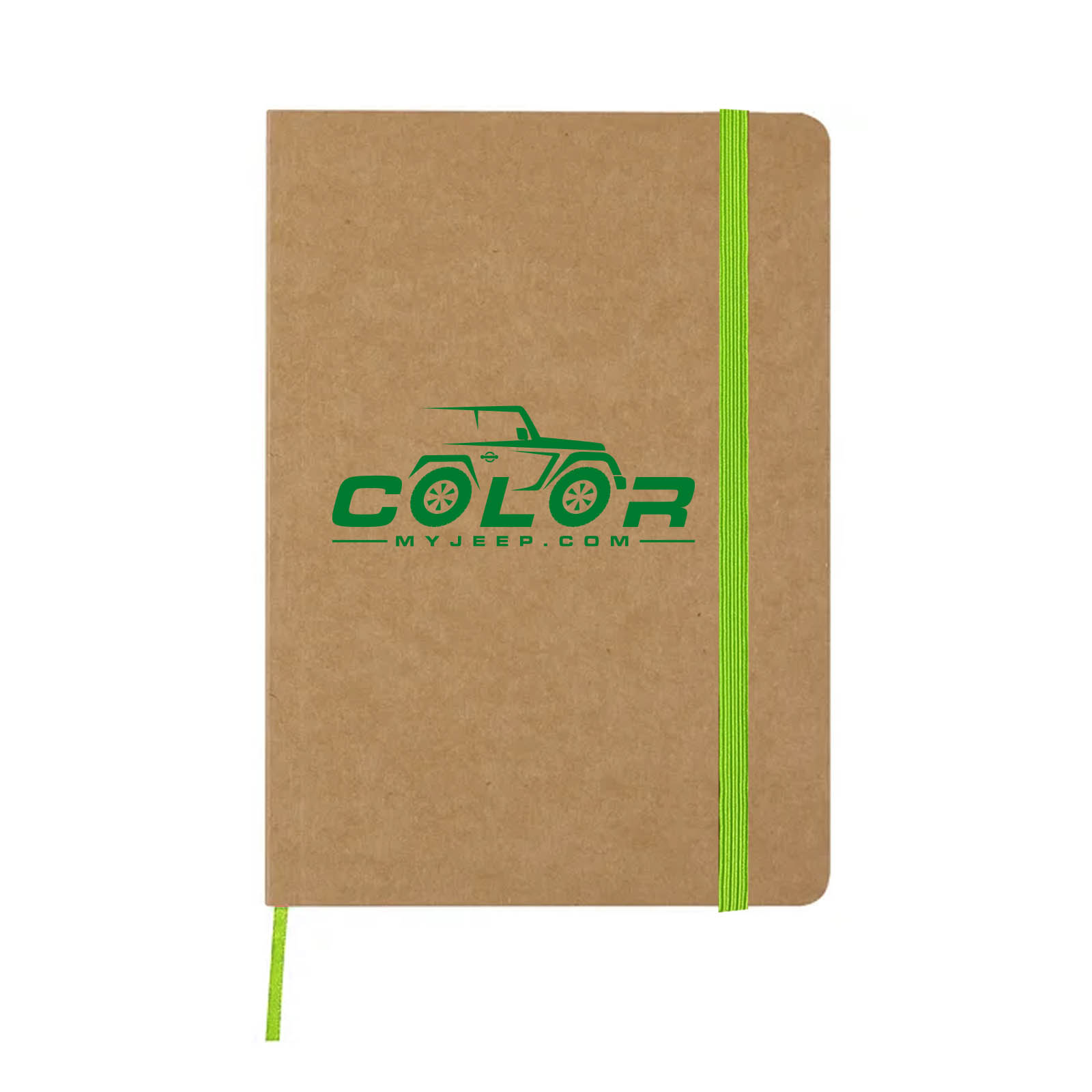 Eco Notebook with recycled paper and strap 1