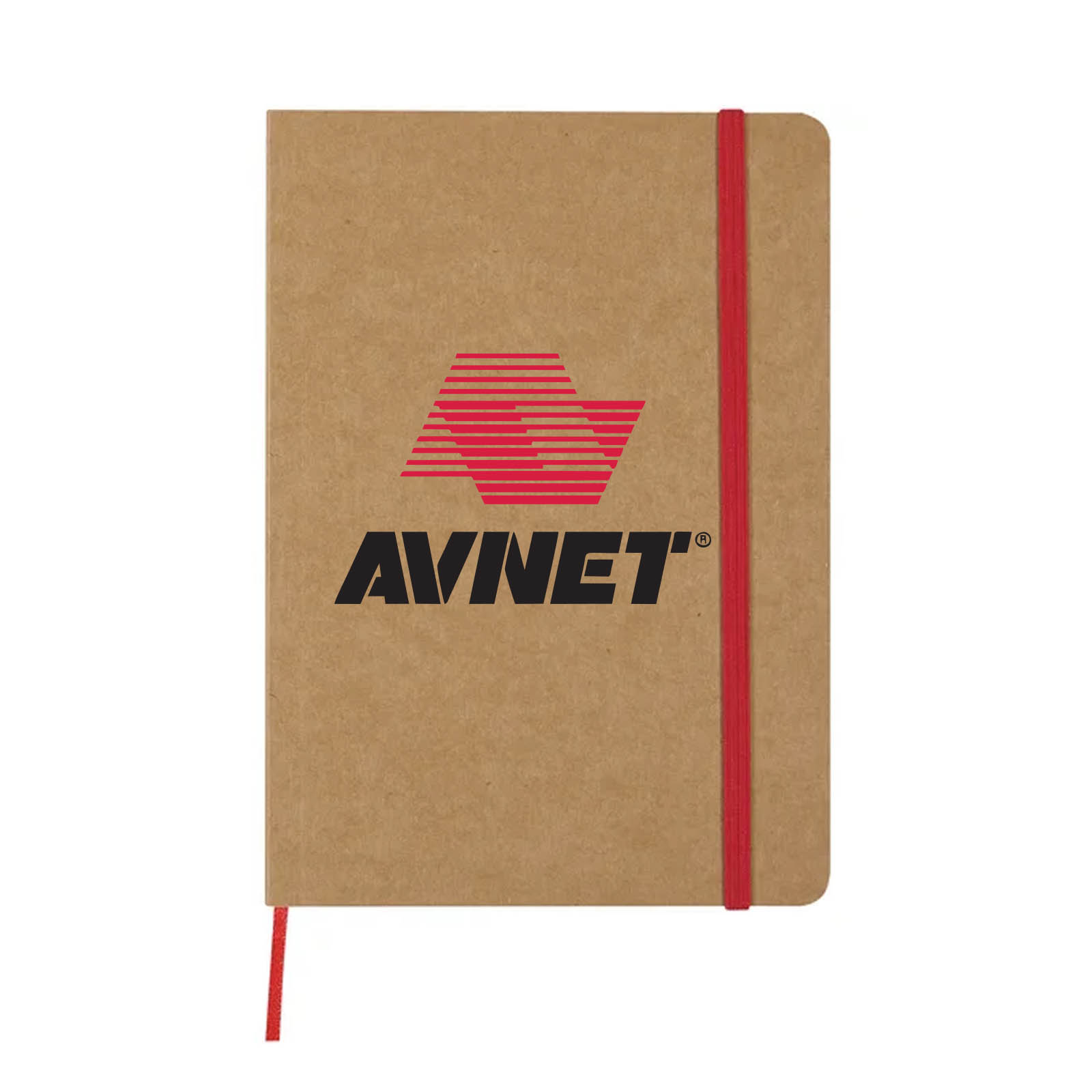 Eco Notebook with recycled paper and strap 1