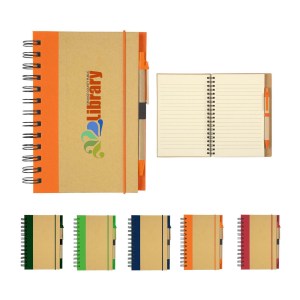 Jornikolor Eco-Inspired Hardcover Notebook & Pen 1 Jornikolor Eco-Inspired Hardcover Notebook & Pen 1