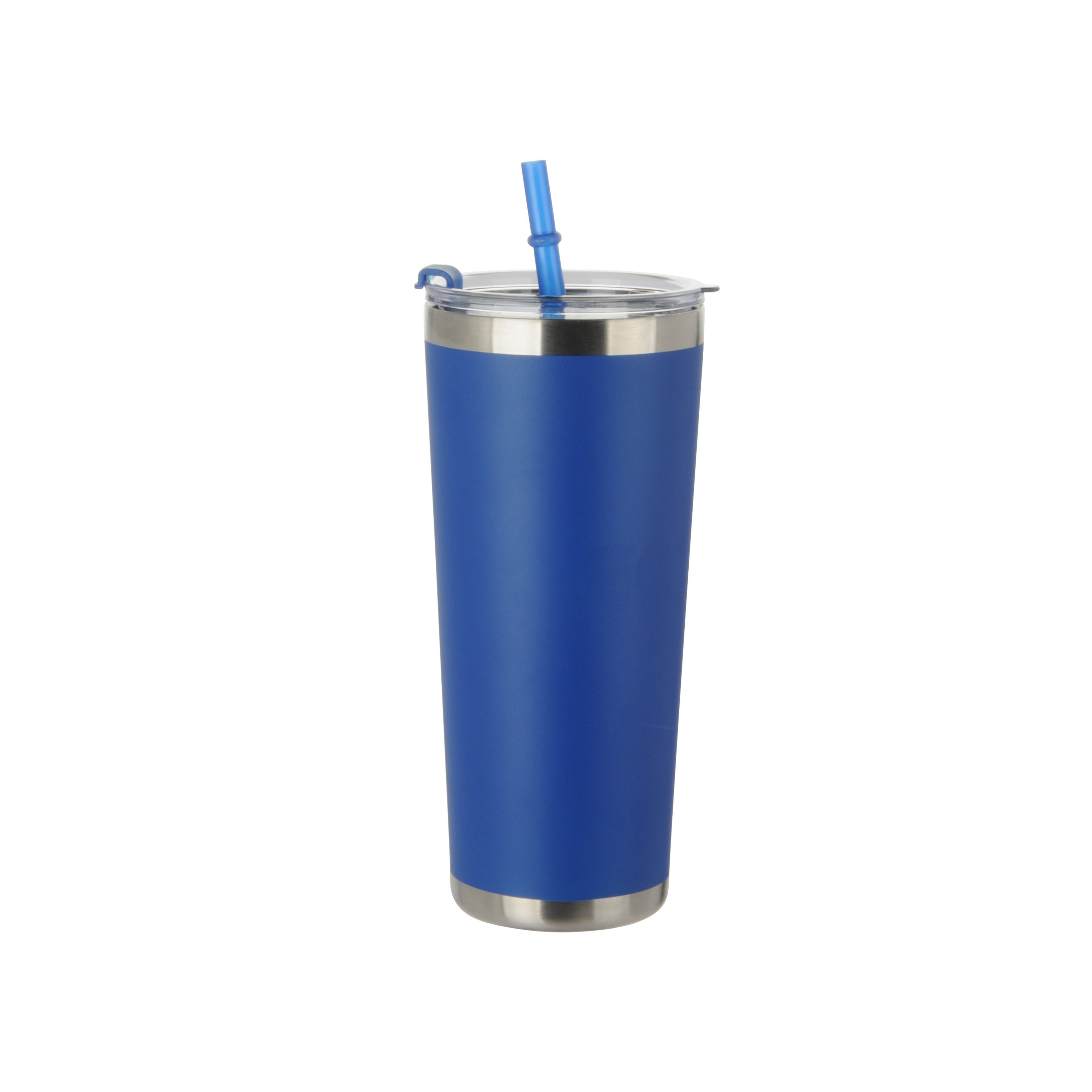 20 Oz. Stainless Steel Tumbler w/Straw 1