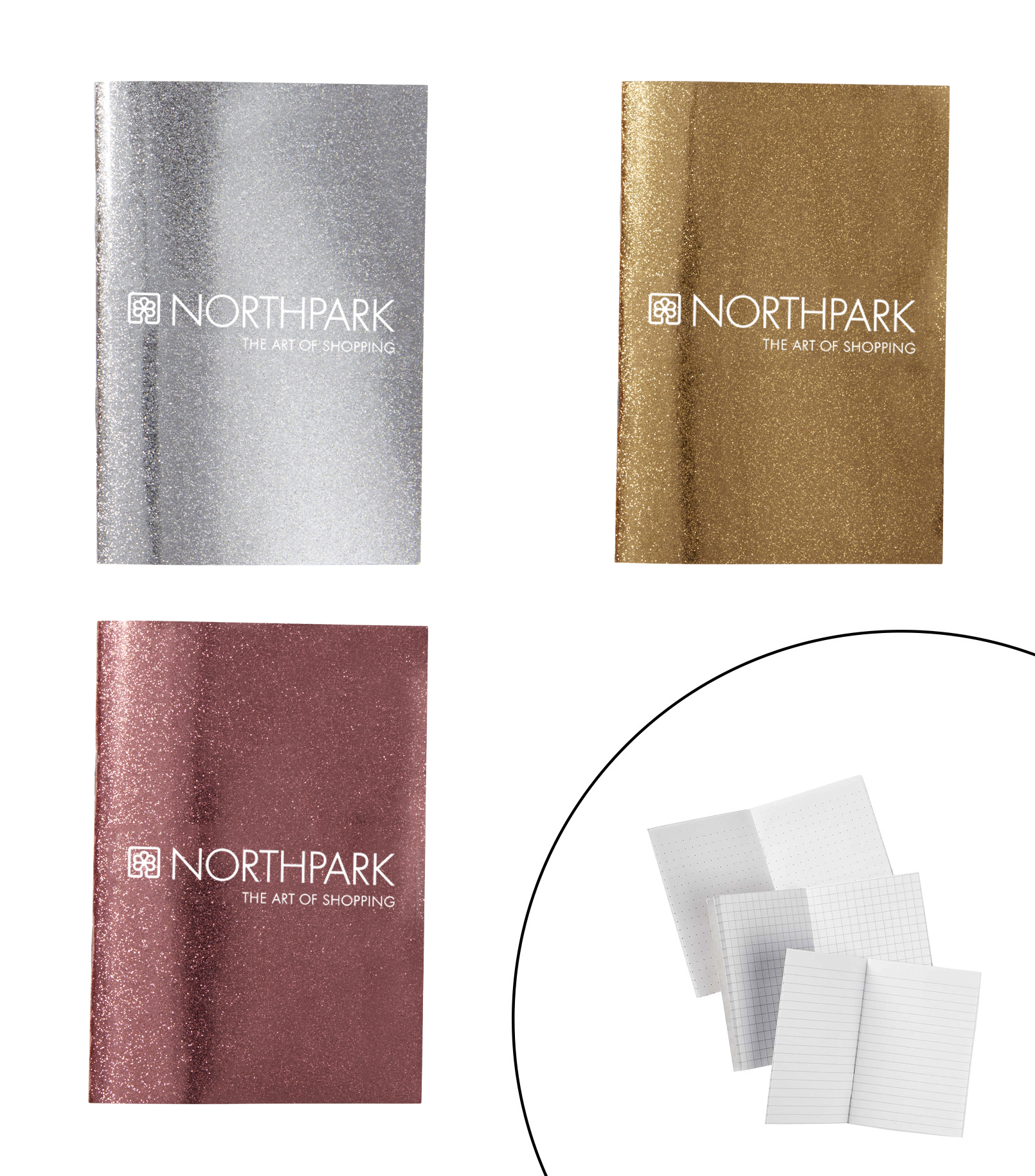 Mini Glitter Notebook 1