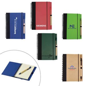 Eco Hardcover Journal & Pen (5"X7") 1 Eco Hardcover Journal & Pen (5"X7") 1