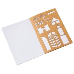 Stencil Book (5¾"x8¼") - Kraft Tan Blank Interior View 4 Stencil Book (5¾"x8¼") - Kraft Tan Blank Interior View 4