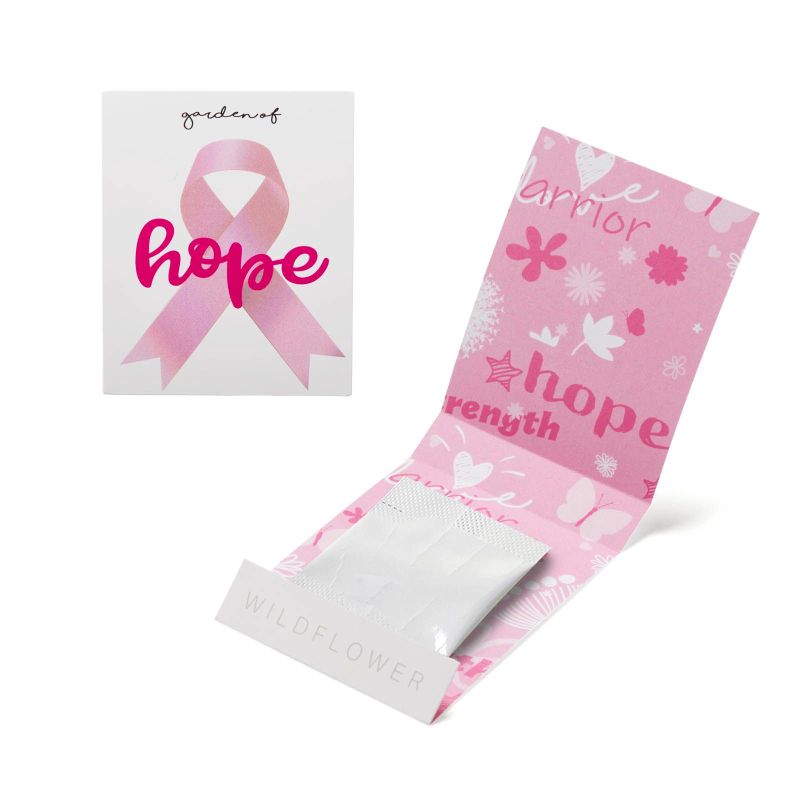 Pink Ribbon Garden of Hope Matchbook 1 Pink Ribbon Garden of Hope Matchbook 1