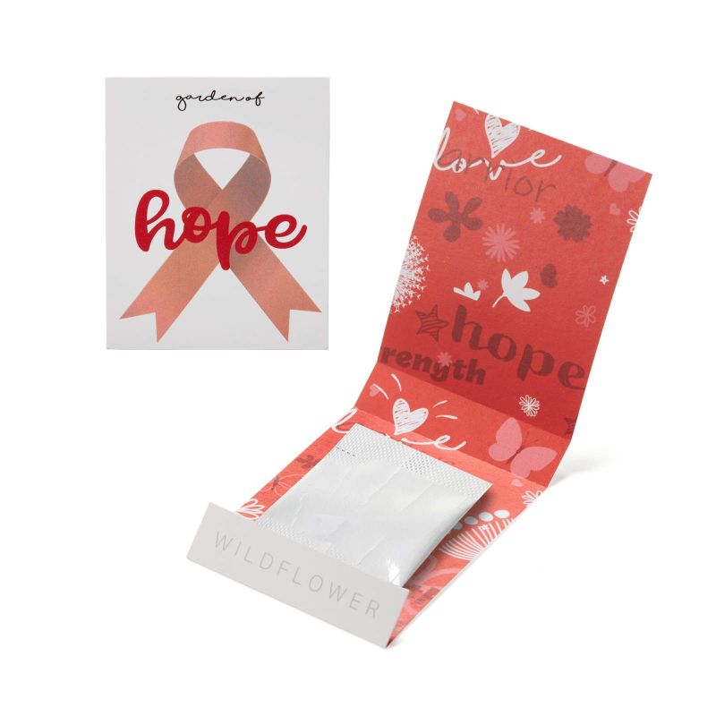 Red Ribbon Garden of Hope Matchbook 1 Red Ribbon Garden of Hope Matchbook 1