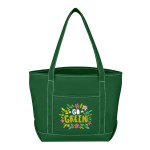 Full Color Medium Starboard 24 oz. Cotton Canvas Bag - Green Full Color Medium Starboard 24 oz. Cotton Canvas Bag - Green