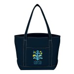 Full Color Medium Starboard 24 oz. Cotton Canvas Bag - Navy Blue Full Color Medium Starboard 24 oz. Cotton Canvas Bag - Navy Blue