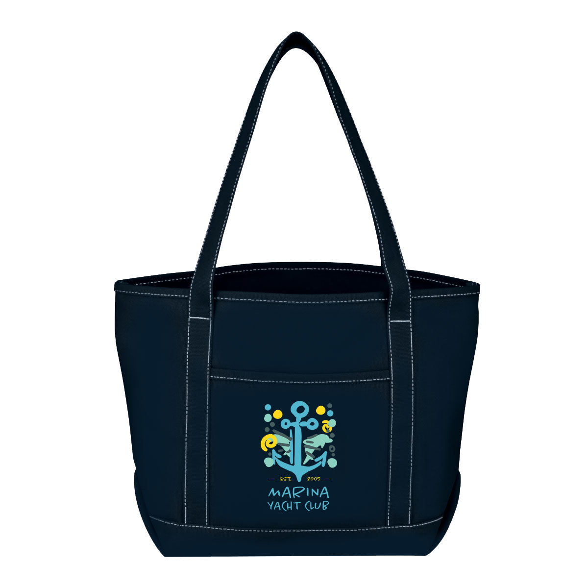 Full Color Medium Starboard 24 oz. Cotton Canvas Bag 1