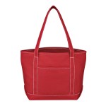 Full Color Medium Starboard 24 oz. Cotton Canvas Bag - Red Full Color Medium Starboard 24 oz. Cotton Canvas Bag - Red