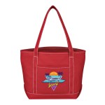 Full Color Medium Starboard 24 oz. Cotton Canvas Bag - Red Full Color Medium Starboard 24 oz. Cotton Canvas Bag - Red
