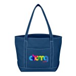 Full Color Medium Starboard 24 oz. Cotton Canvas Bag - Royal Blue Full Color Medium Starboard 24 oz. Cotton Canvas Bag - Royal Blue