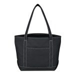 Full Color Medium Starboard 24 oz. Cotton Canvas Bag - Black Full Color Medium Starboard 24 oz. Cotton Canvas Bag - Black