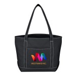 Full Color Medium Starboard 24 oz. Cotton Canvas Bag - Black Full Color Medium Starboard 24 oz. Cotton Canvas Bag - Black