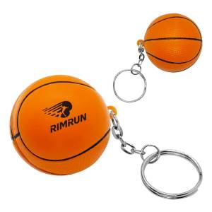 Basketball Stress Reliever Keychain 1 Basketball Stress Reliever Keychain 1