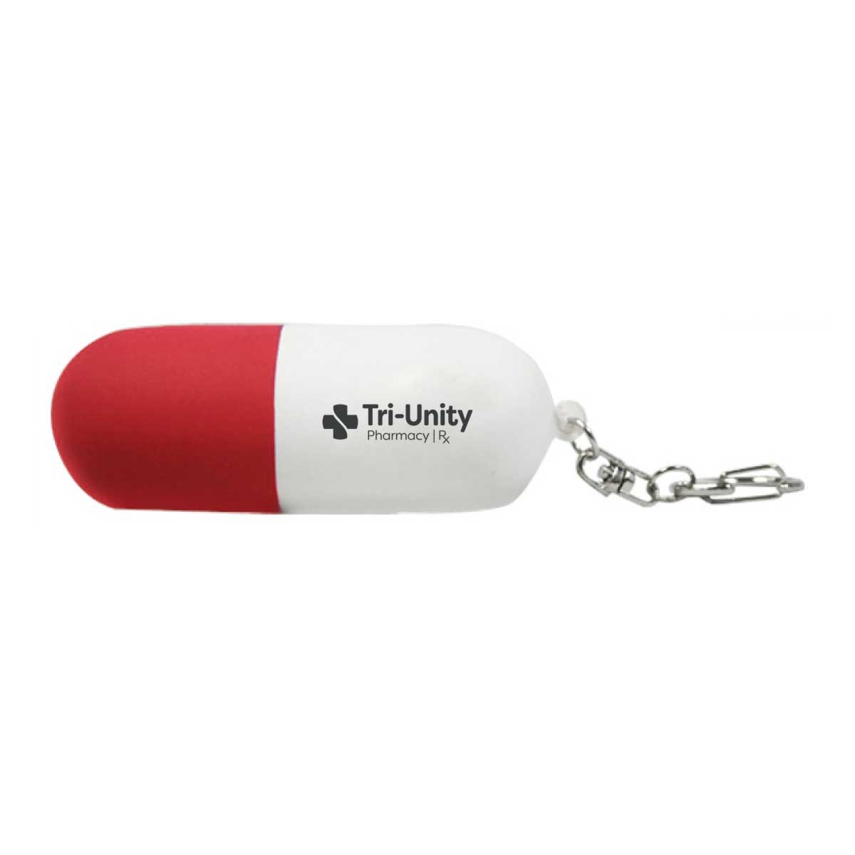 Pill Capsule Stress Ball Keychain 1