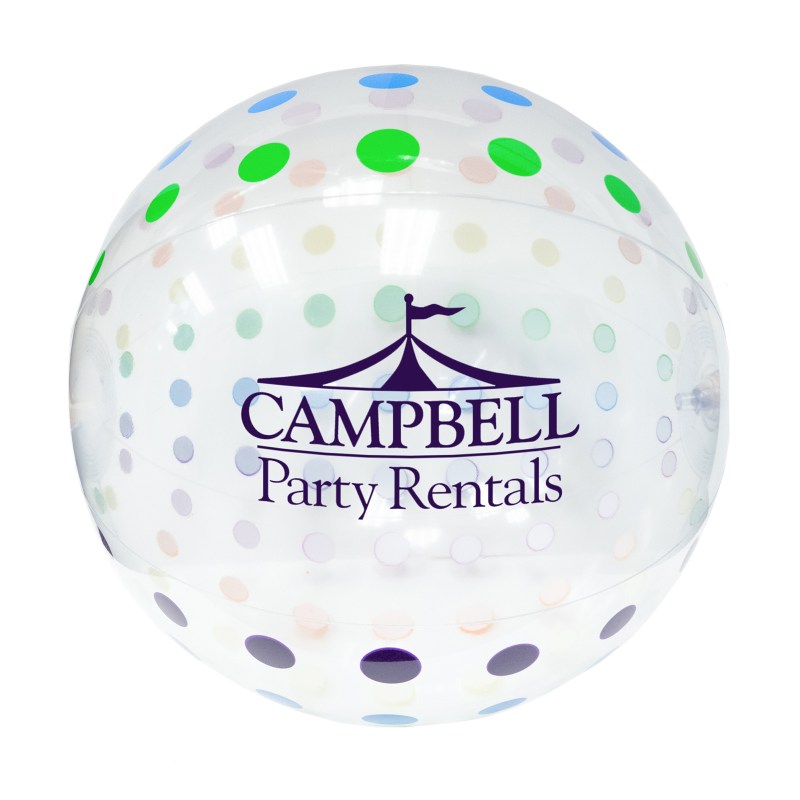 16" Polka Dot Beach Ball 1 16" Polka Dot Beach Ball 1