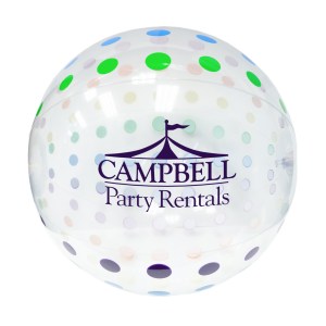 16" Polka Dot Beach Ball 1 16" Polka Dot Beach Ball 1