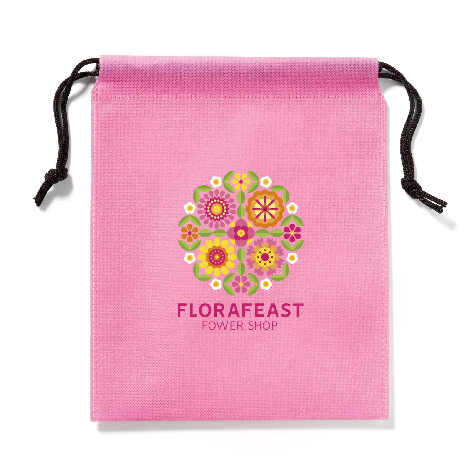 Full Color Non Woven Drawstring Pouch 1
