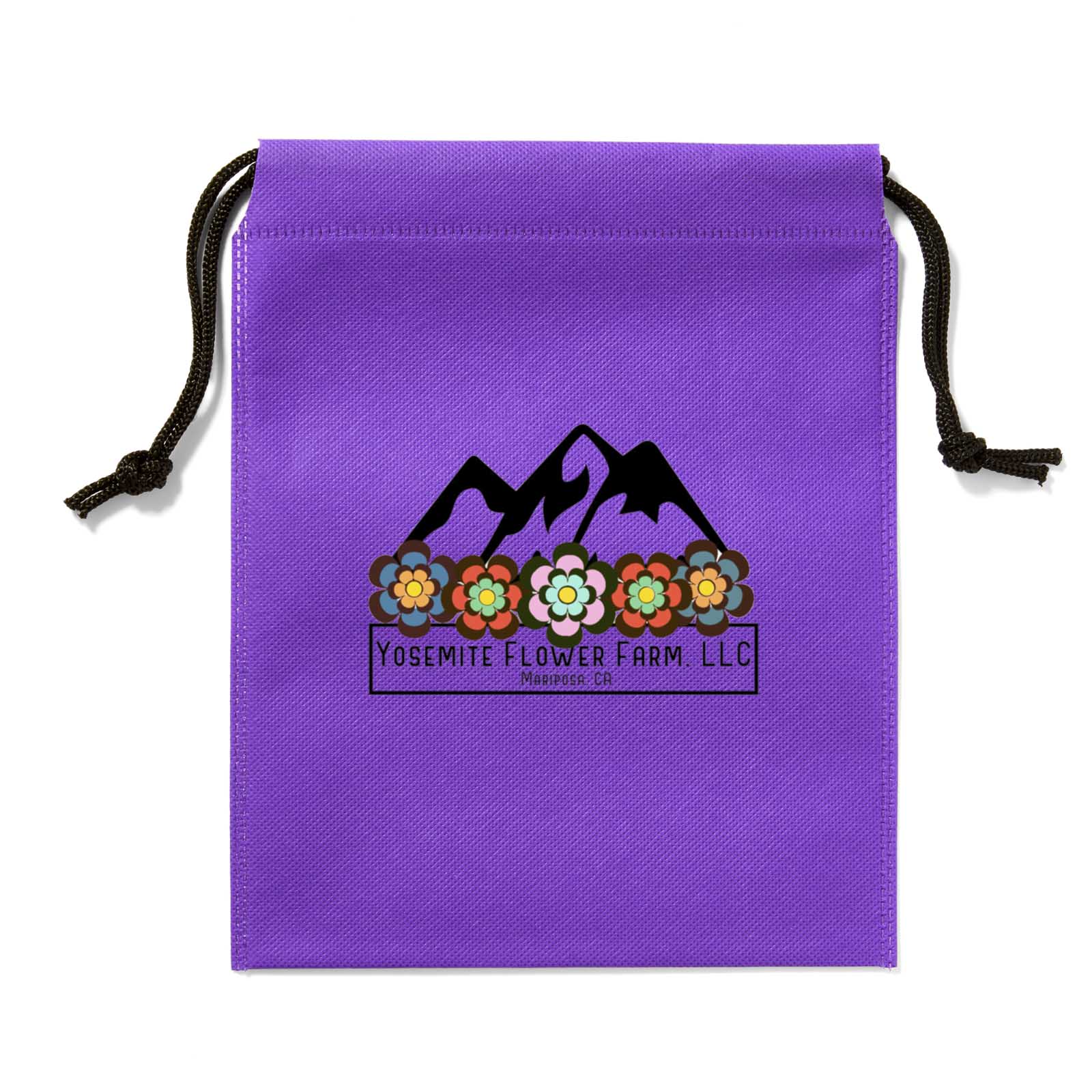 Full Color Non Woven Drawstring Pouch 1
