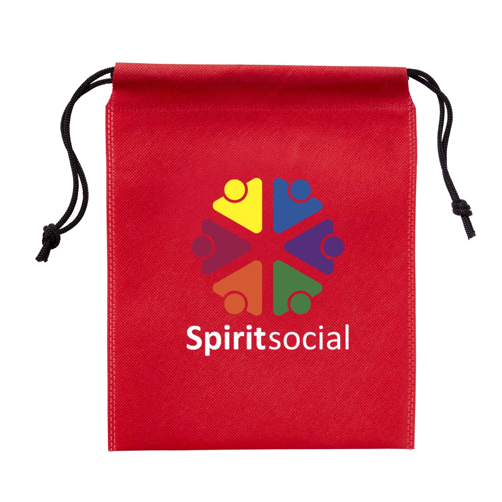 Full Color Non Woven Drawstring Pouch 1