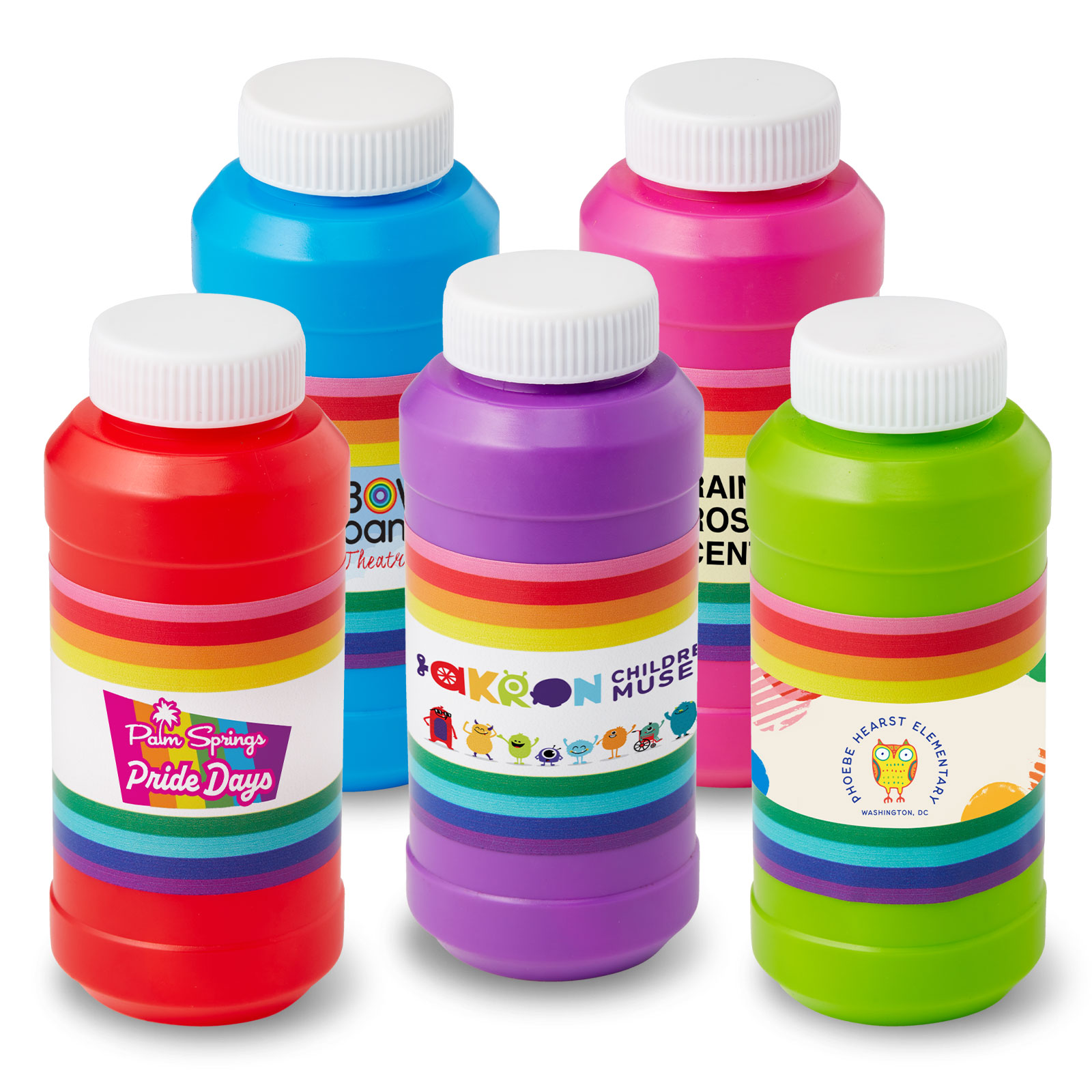 8 oz. Pride Bubbles with Full-Color Digital Label 1