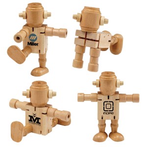 Robodroidbot Wooden Poseable Robot 1 Robodroidbot Wooden Poseable Robot 1
