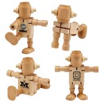 Robodroidbot Wooden Poseable Robot 1 Robodroidbot Wooden Poseable Robot 1