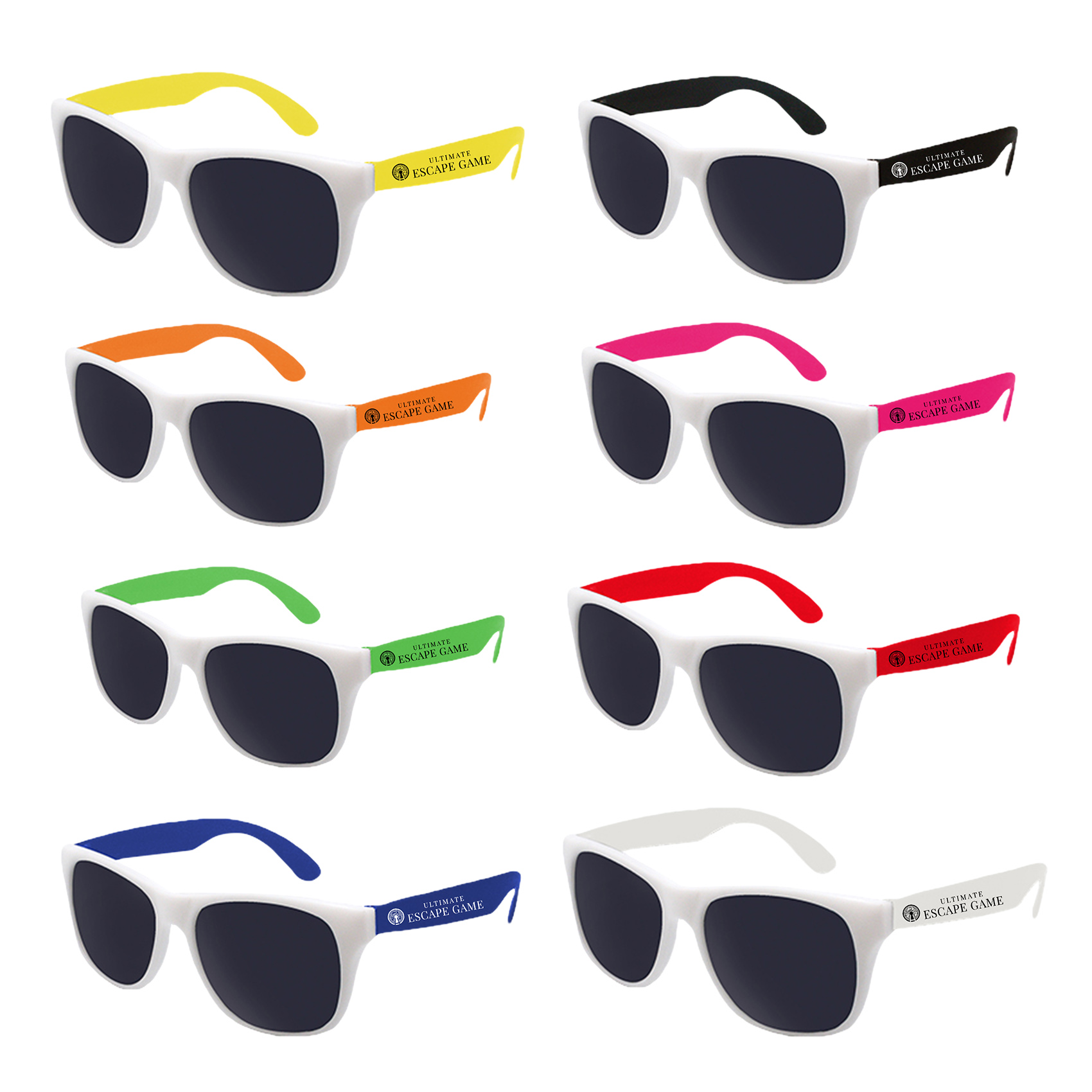 White Trim Sunglasses 1