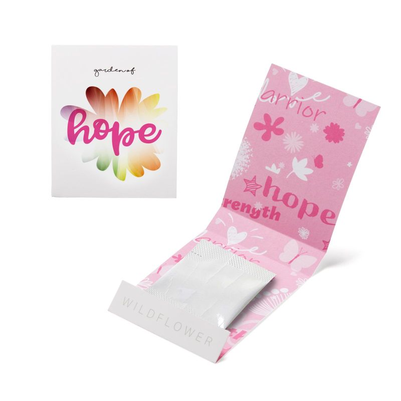 Pink Garden of Hope Matchbook 1 Pink Garden of Hope Matchbook 1