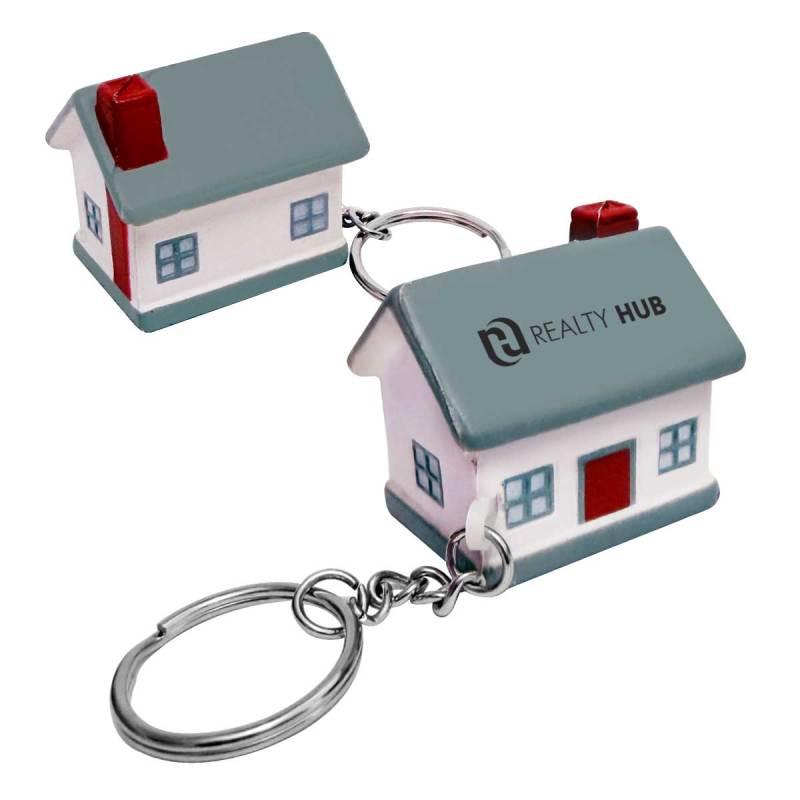 House Stress Reliever Keychain 1 House Stress Reliever Keychain 1
