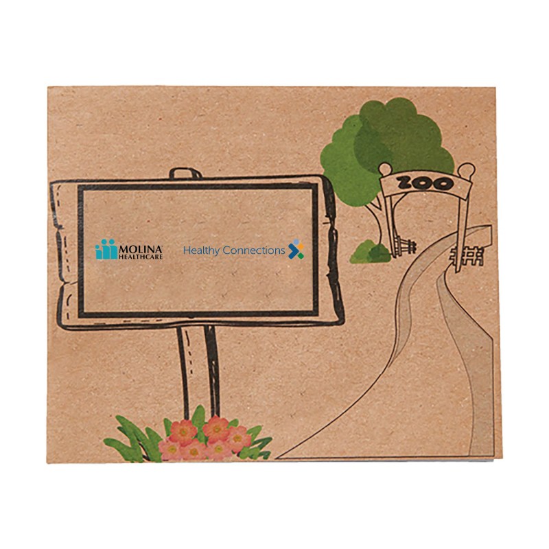 Zoo Kids Coloring Book & 6-Color Pencil Set To-Go 1 Zoo Kids Coloring Book & 6-Color Pencil Set To-Go 1