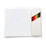 Custom Cover Deluxe Adult Coloring Book & 8-Color Pencil Set (7"x7") 2 Custom Cover Deluxe Adult Coloring Book & 8-Color Pencil Set (7"x7") 2
