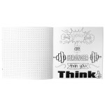 Inspirational Coloring Book - White Blank Interior View Inspirational Coloring Book - White Blank Interior View