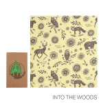 Bee's Wrap Single Large Wrap (13" x 14") - Kraft Brown/Botanical Bee's Wrap Single Large Wrap (13" x 14") - Kraft Brown/Botanical