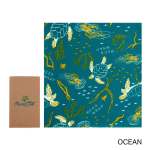 Bee's Wrap Single Large Wrap (13" x 14") - Kraft Brown/Ocean Bee's Wrap Single Large Wrap (13" x 14") - Kraft Brown/Ocean
