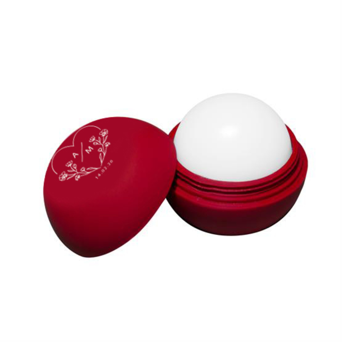 Round Matte Vanilla Scent Lip Balm 1