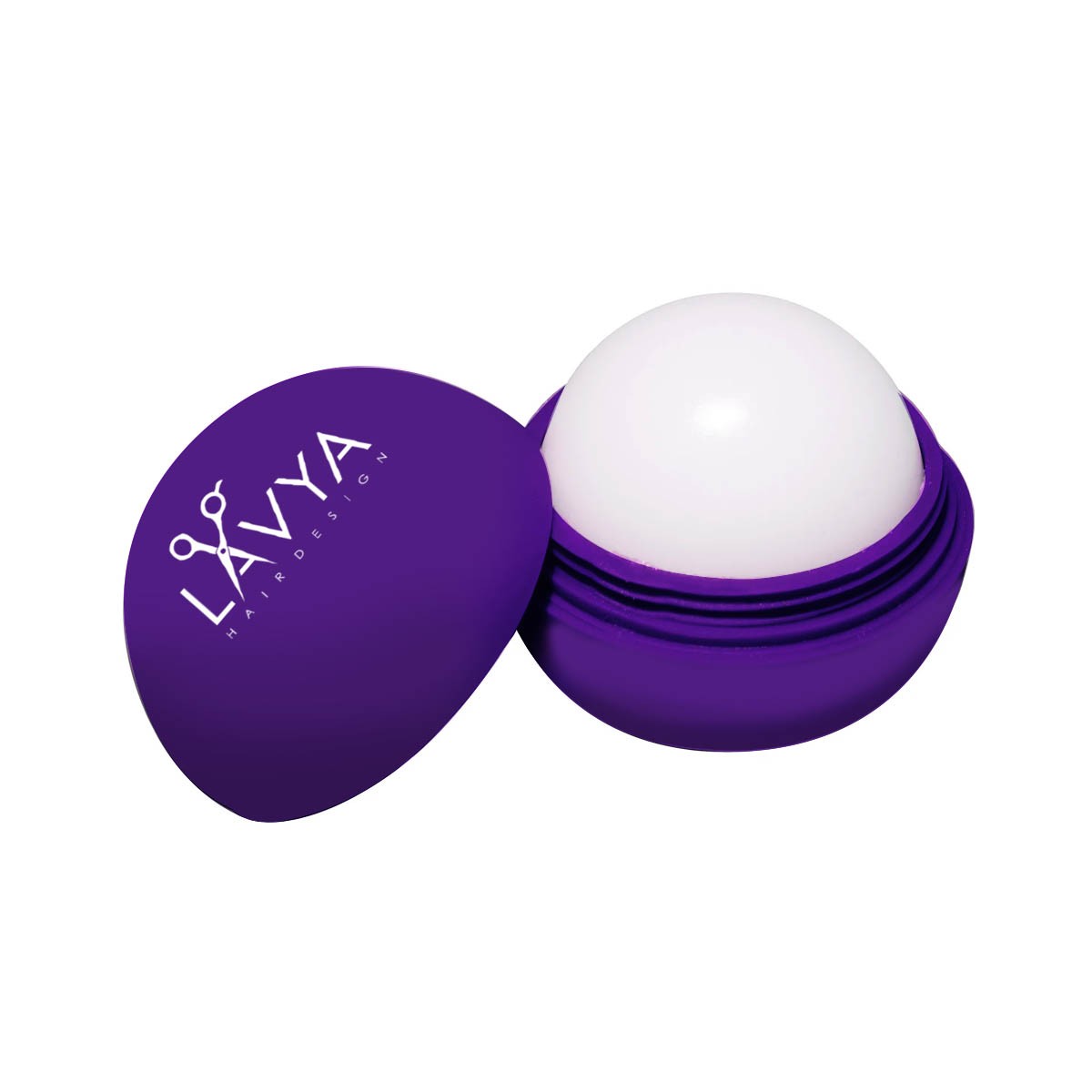 Round Matte Vanilla Scent Lip Balm 1