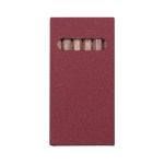 Jornikolor 6 Color Wooden Pencil Set in Box - Red Jornikolor 6 Color Wooden Pencil Set in Box - Red
