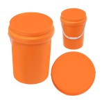 5 Gallon Bucket Shape Stress Reliever - Orange/Silver Blank 5 Gallon Bucket Shape Stress Reliever - Orange/Silver Blank
