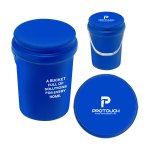 5 Gallon Bucket Shape Stress Reliever - Blue/Silver Logo 5 Gallon Bucket Shape Stress Reliever - Blue/Silver Logo