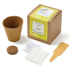 Growables Planter in Kraft Gift Box w/Seeds (Sunflowers) 1 Growables Planter in Kraft Gift Box w/Seeds (Sunflowers) 1