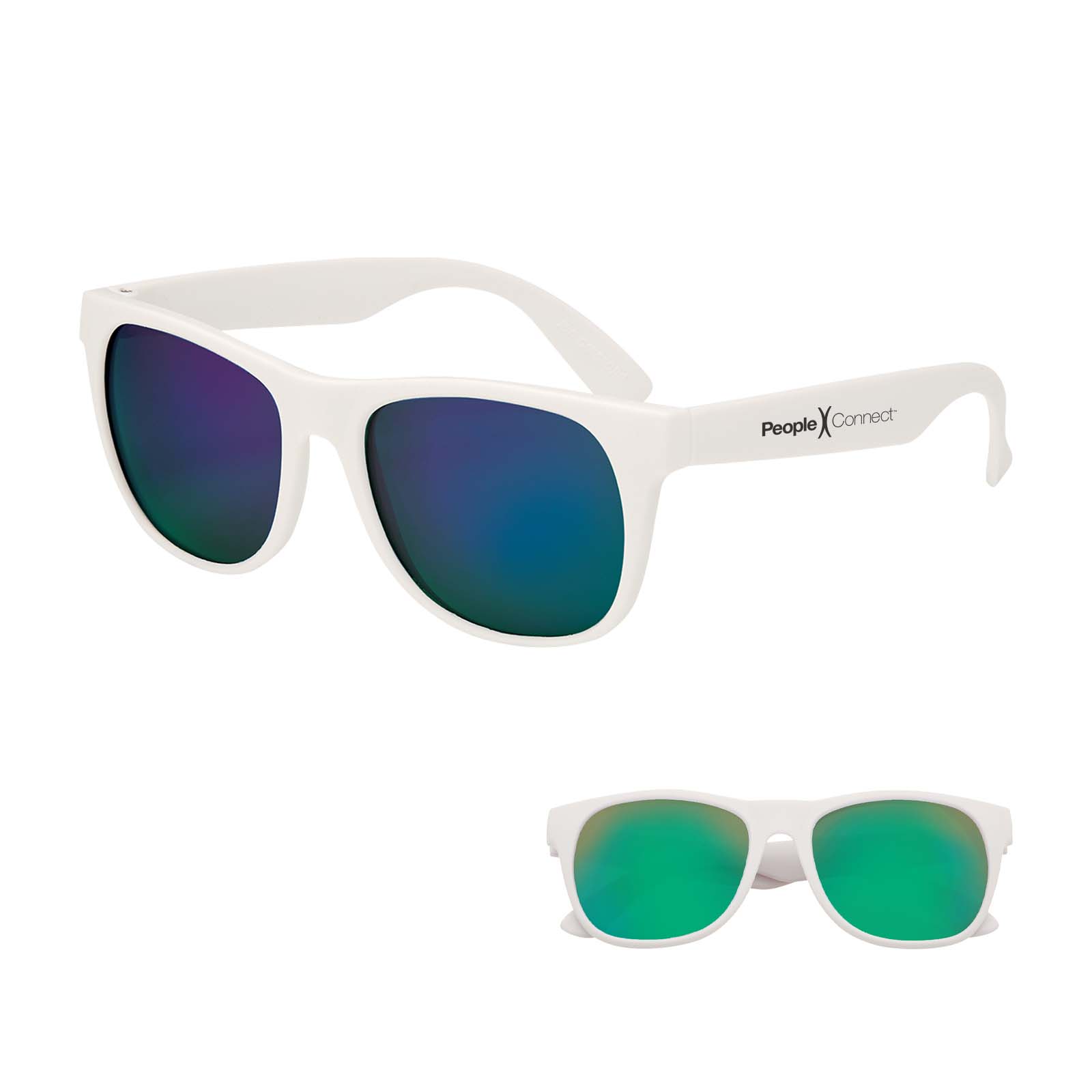 Rubberized Mirrored Sunglasses 1