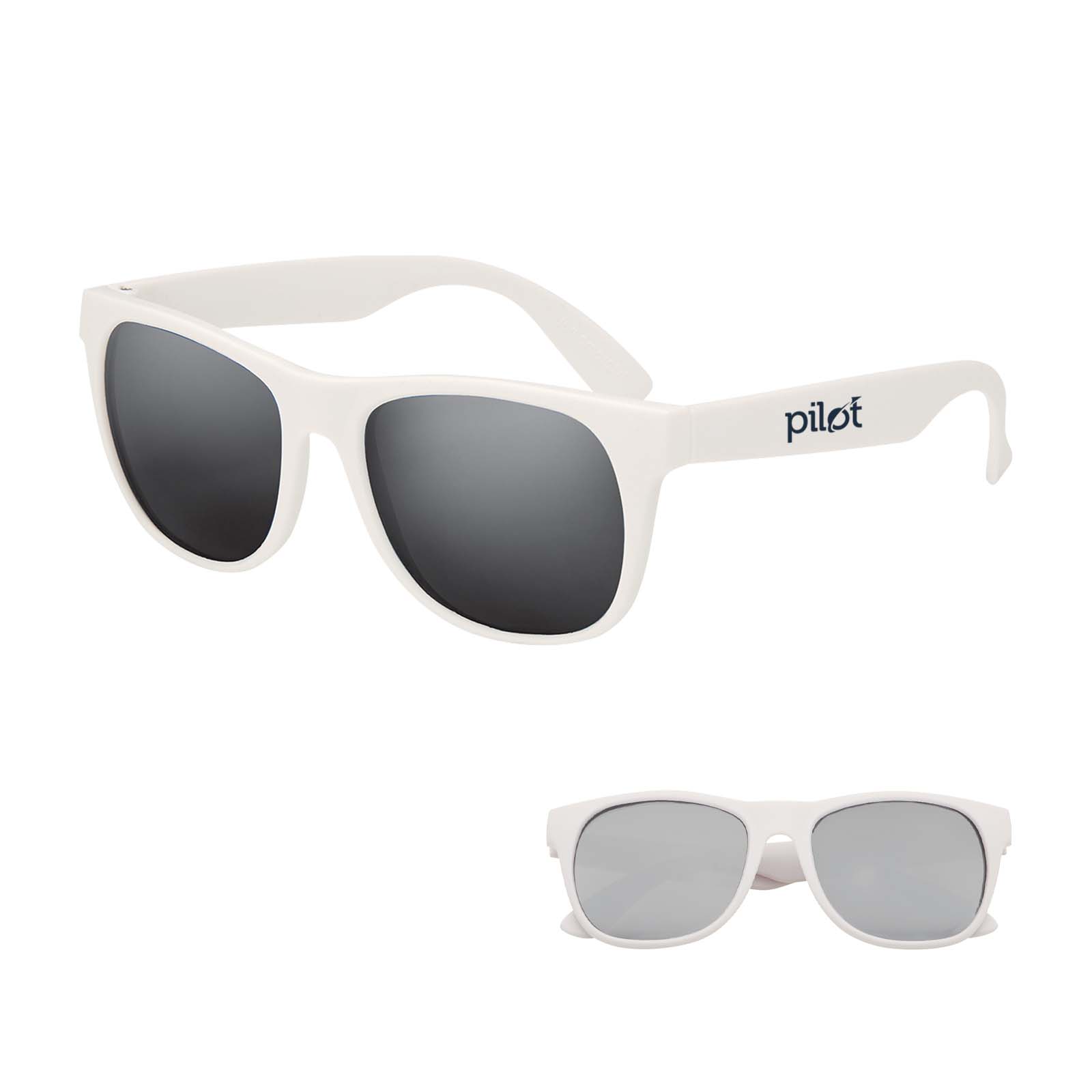 Rubberized Mirrored Sunglasses 1