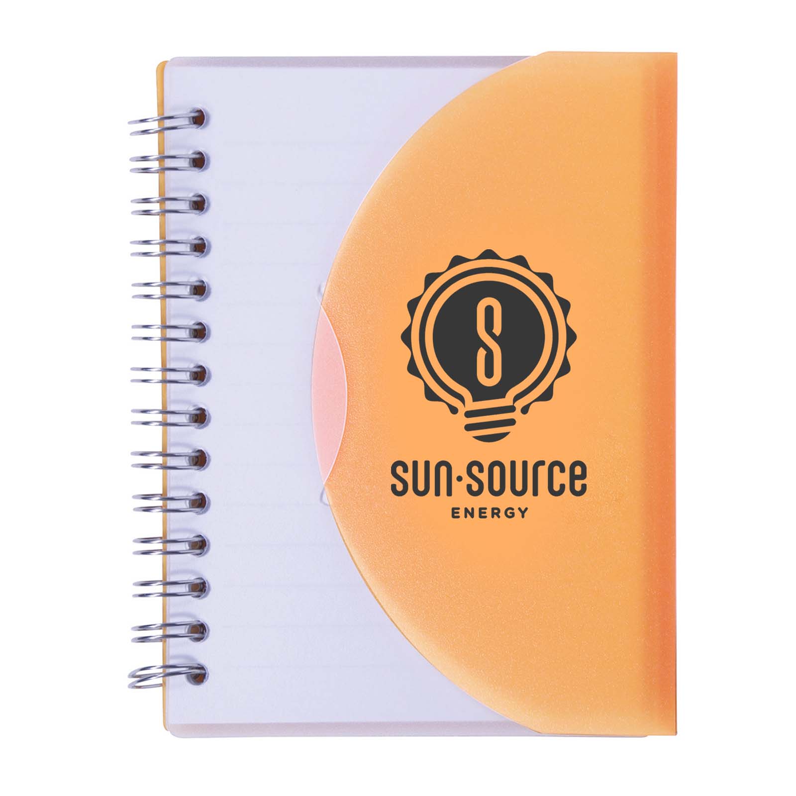 Two-Tone Spiral Notebook (4"X5") 1