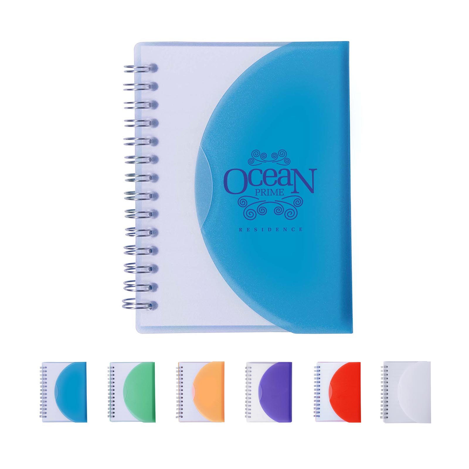 Two-Tone Spiral Notebook (4"X5") 1