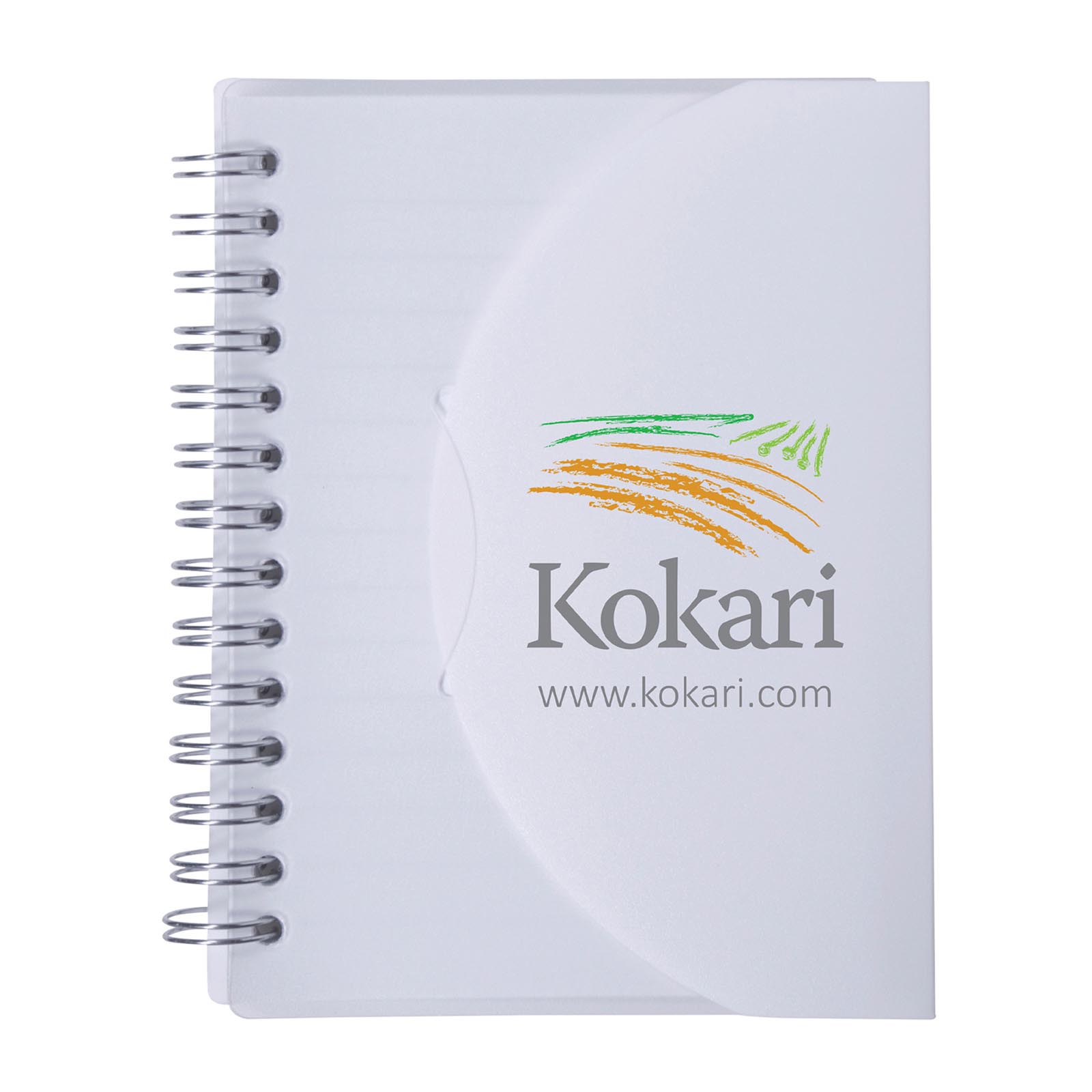 Two-Tone Spiral Notebook (4"X5") 1