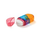 Twister 2-in-1 Pencil Sharpener w/Eraser - Various Twister 2-in-1 Pencil Sharpener w/Eraser - Various