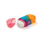 Twister 2-in-1 Pencil Sharpener w/Eraser - Various Twister 2-in-1 Pencil Sharpener w/Eraser - Various