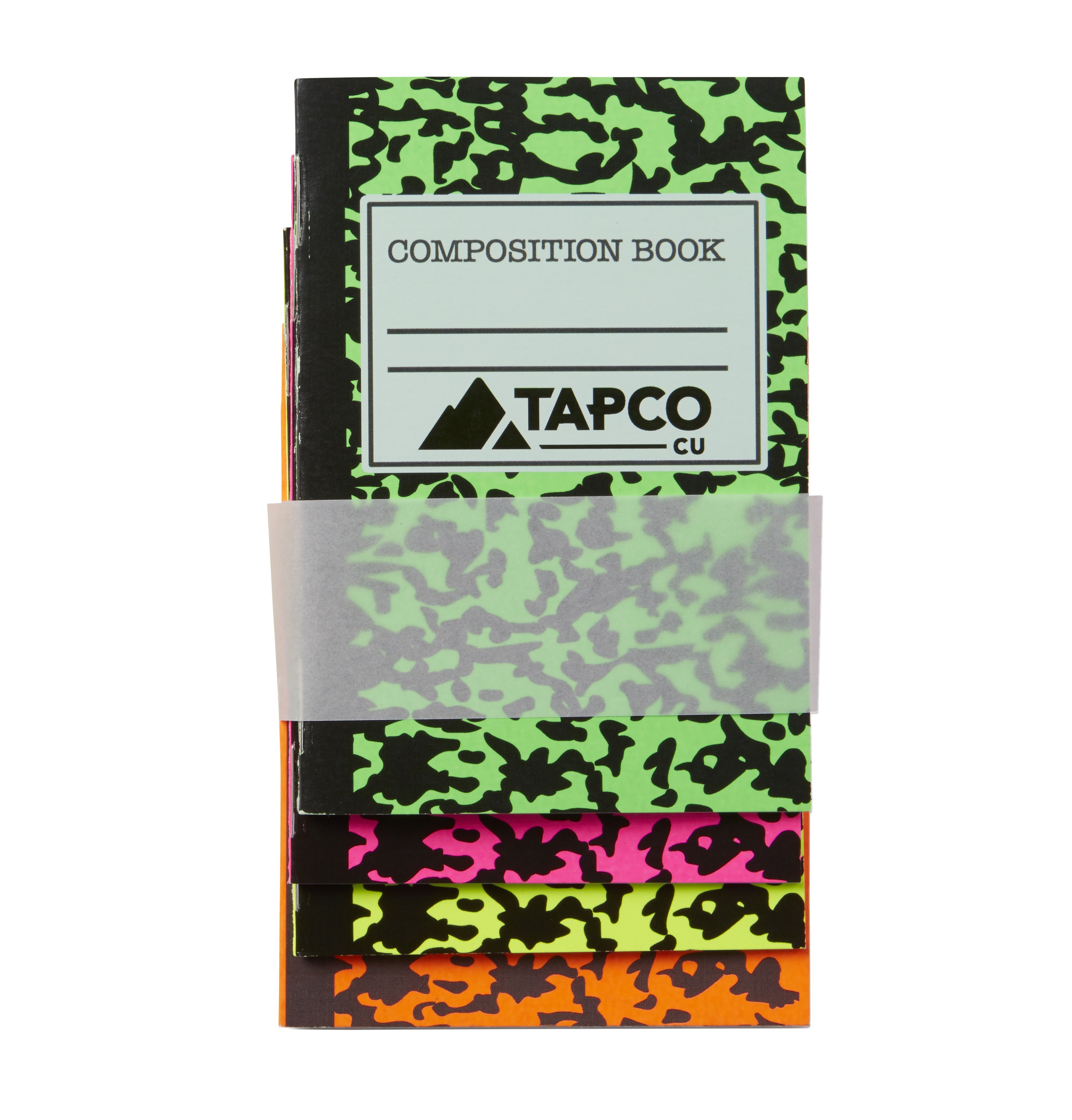 Mini Neon Composition Notebook Set 1