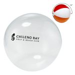 16" Translucent Clear Beach Ball 1 16" Translucent Clear Beach Ball 1